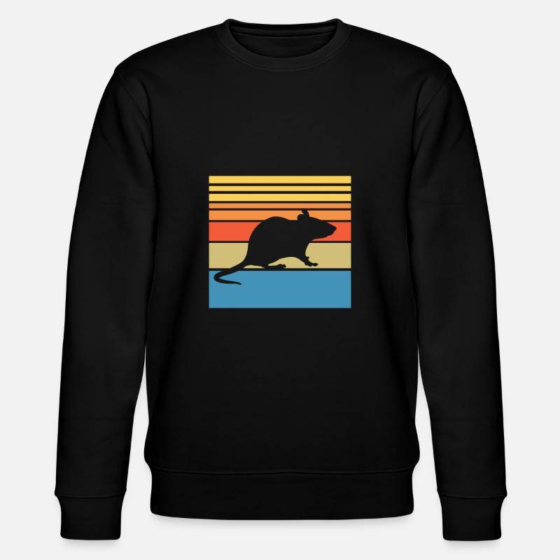 mouse - Stanley/Stella CHANGER Unisex Organic Sweatshirt - black