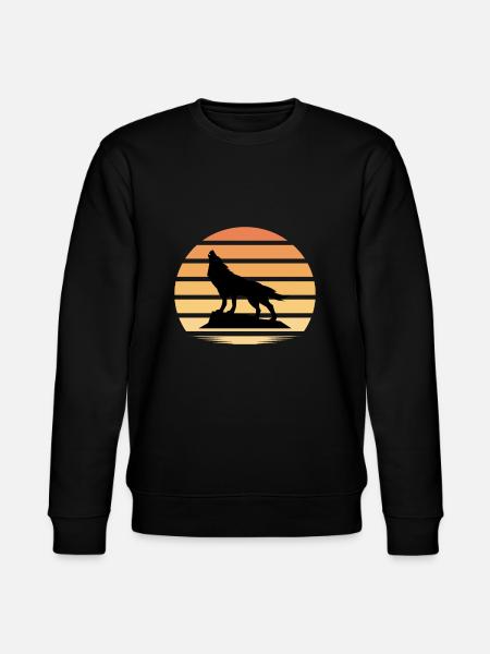 Wolf pack animal wolves - Stanley/Stella CHANGER Unisex Organic Sweatshirt - black