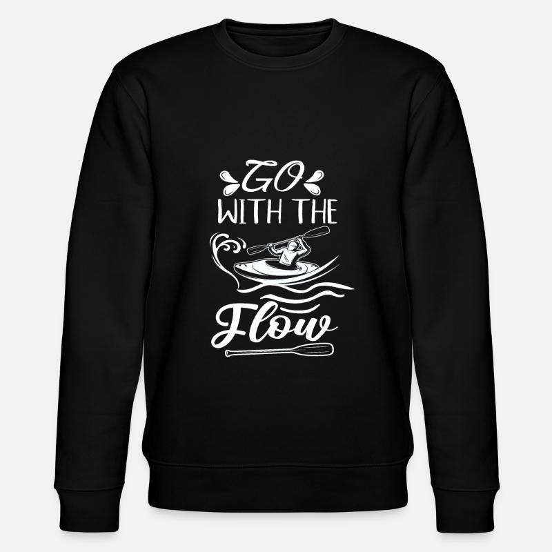 GO WITH THE FLOW - Sweat bio CHANGER Stanley/Stella Unisexe - noir