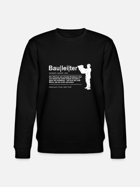 Bauleiter Baustelle Bauherr - Stanley/Stella Unisex Bio-Sweatshirt CHANGER - Schwarz