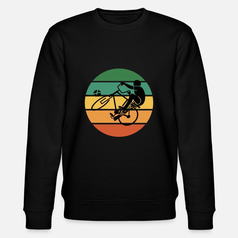 Radball retro - Stanley/Stella CHANGER Unisex Organic Sweatshirt - black