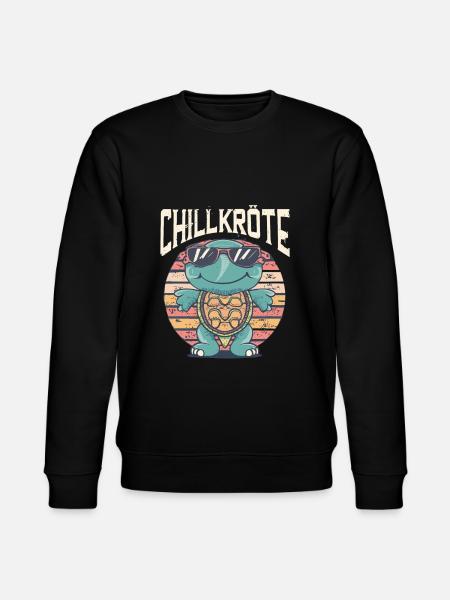 Relaxed turtles Chill toad - Stanley/Stella CHANGER Unisex Organic Sweatshirt - black