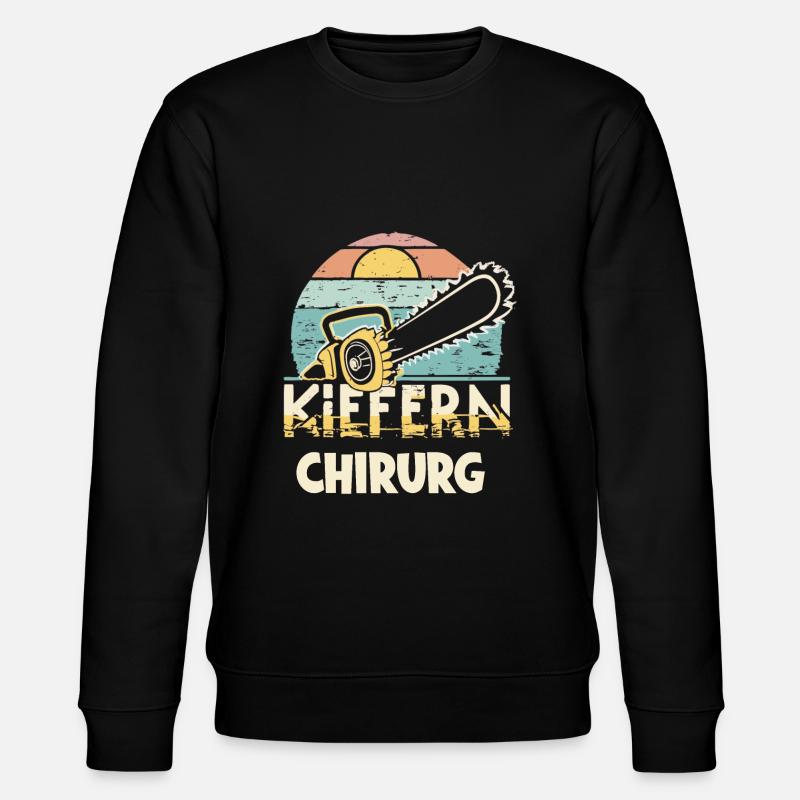 Kiefernchirurg - Stanley/Stella Unisex Bio-Sweatshirt CHANGER  - Schwarz