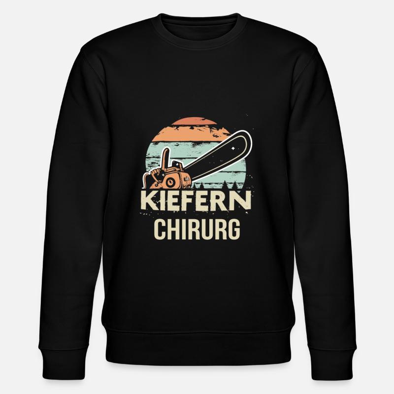 Kiefernchirurg - Stanley/Stella Unisex Bio-Sweatshirt CHANGER  - Schwarz
