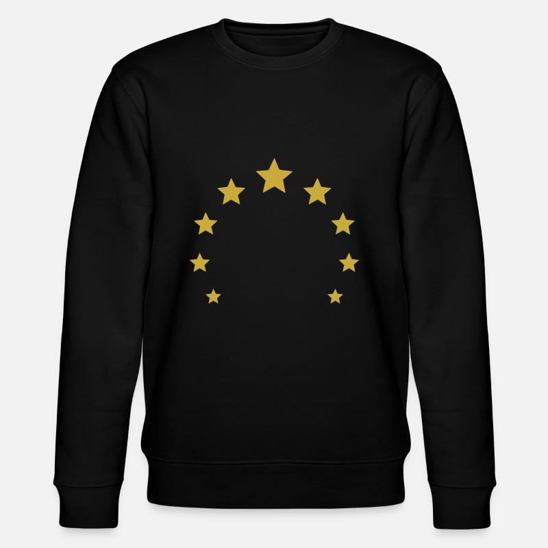 Sterne Bogen Kranz - Stanley/Stella Unisex Bio-Sweatshirt CHANGER - Schwarz