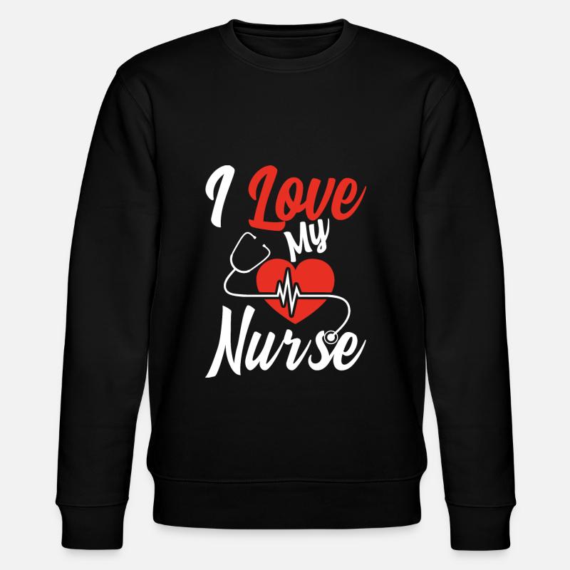 J'aime mon infirmière - Sweat bio CHANGER Stanley/Stella Unisexe - noir