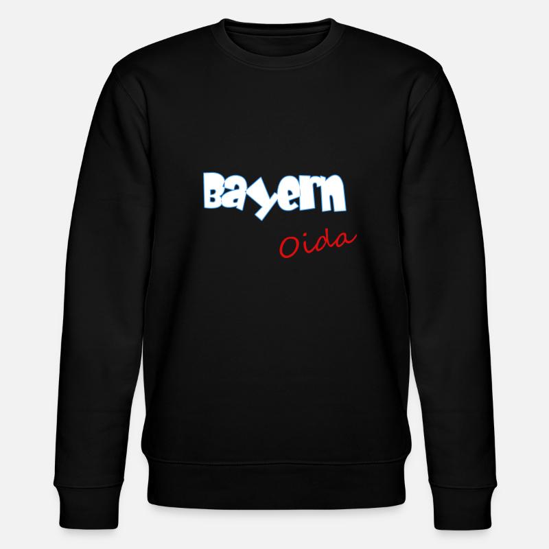 Bayern Oida - Stanley/Stella Unisex Bio-Sweatshirt CHANGER  - Schwarz