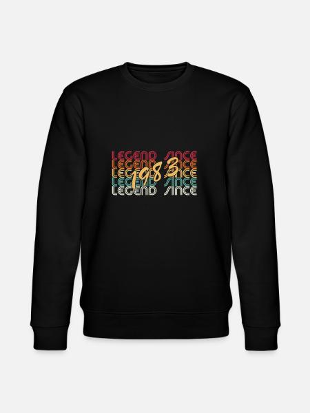 Legend Since 1983 - Stanley/Stella Unisex Bio-Sweatshirt CHANGER - Schwarz