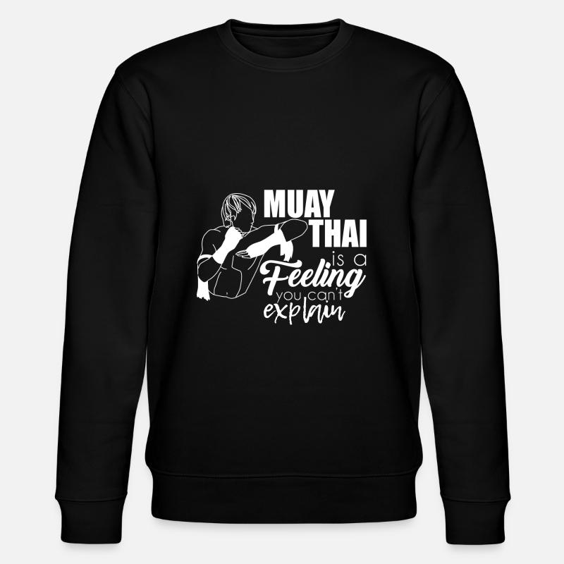 Muay Thai - Stanley/Stella Unisex Bio-Sweatshirt CHANGER  - Schwarz