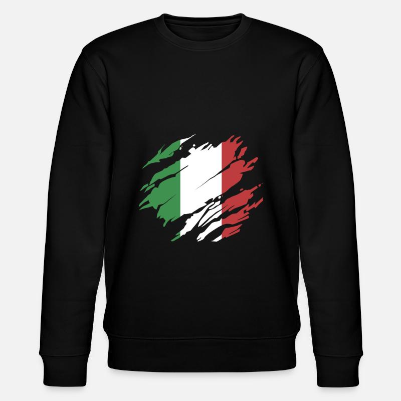 Drapeau de l’Italie - Sweat bio CHANGER Stanley/Stella Unisexe - noir