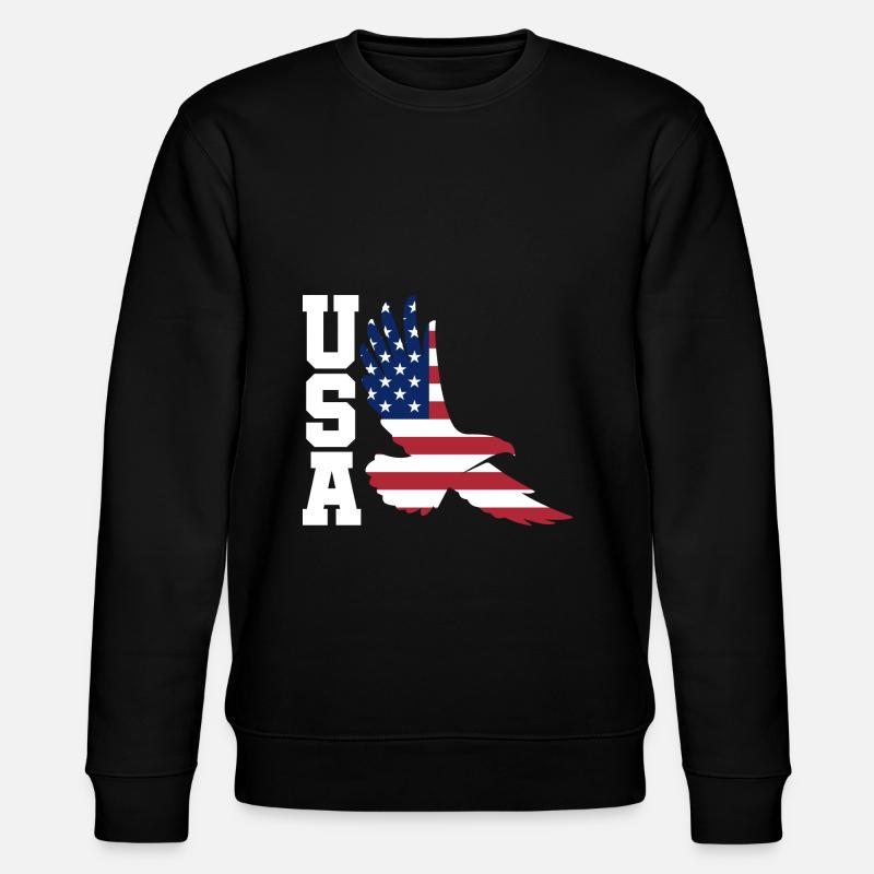 Eagle États-Unis - Sweat bio CHANGER Stanley/Stella Unisexe - noir
