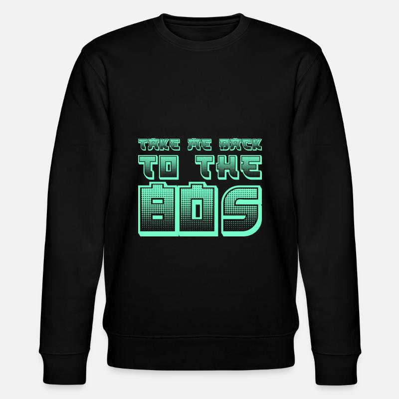 80s Kids - Stanley/Stella Unisex Bio-Sweatshirt CHANGER  - Schwarz