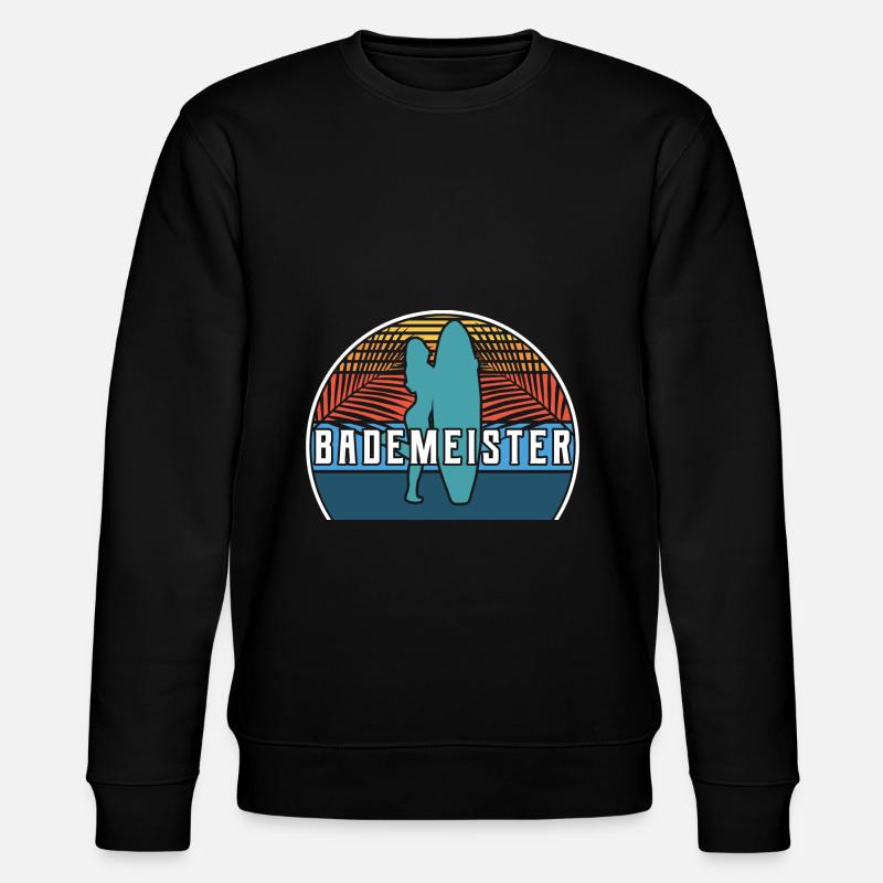 bademeister - Stanley/Stella Unisex Bio-Sweatshirt CHANGER  - Schwarz