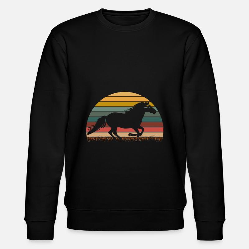 Chevaux d’Islande - Sweat bio CHANGER Stanley/Stella Unisexe - noir