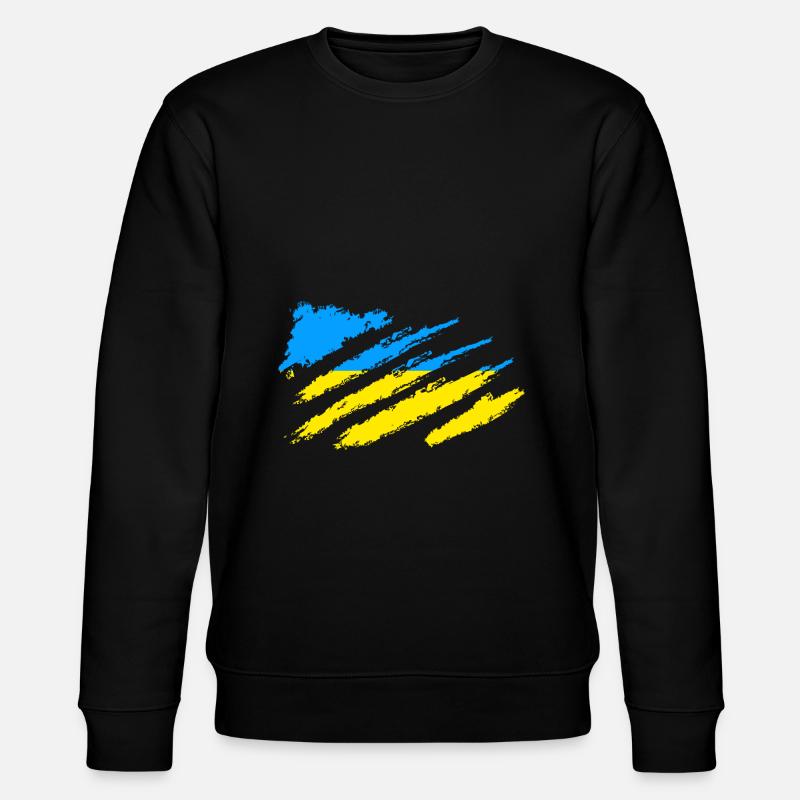 Ukraine Peace - Stanley/Stella Unisex Bio-Sweatshirt CHANGER  - Schwarz