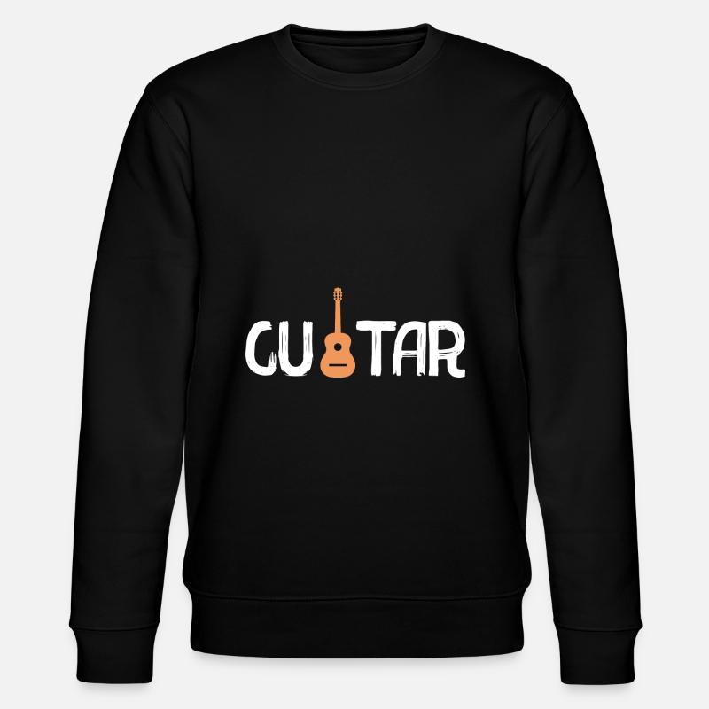 Gitarre - Stanley/Stella Unisex Bio-Sweatshirt CHANGER  - Schwarz