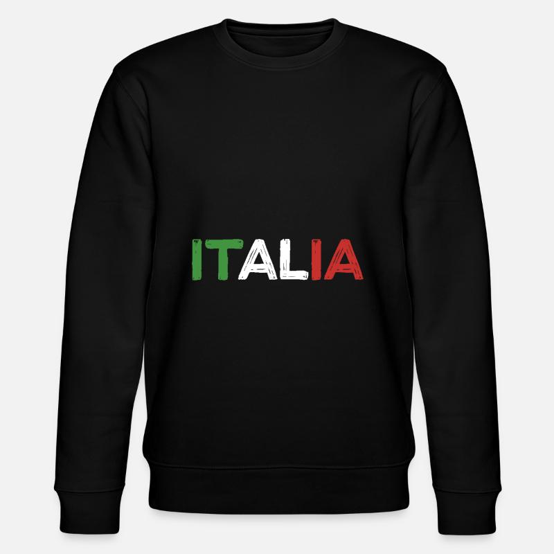 italia sommer - Stanley/Stella Unisex Bio-Sweatshirt CHANGER  - Schwarz
