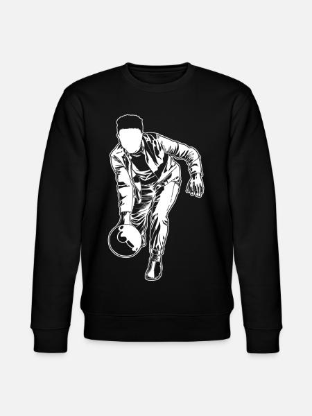 Bowling Drawing - Stanley/Stella CHANGER Unisex Organic Sweatshirt - black
