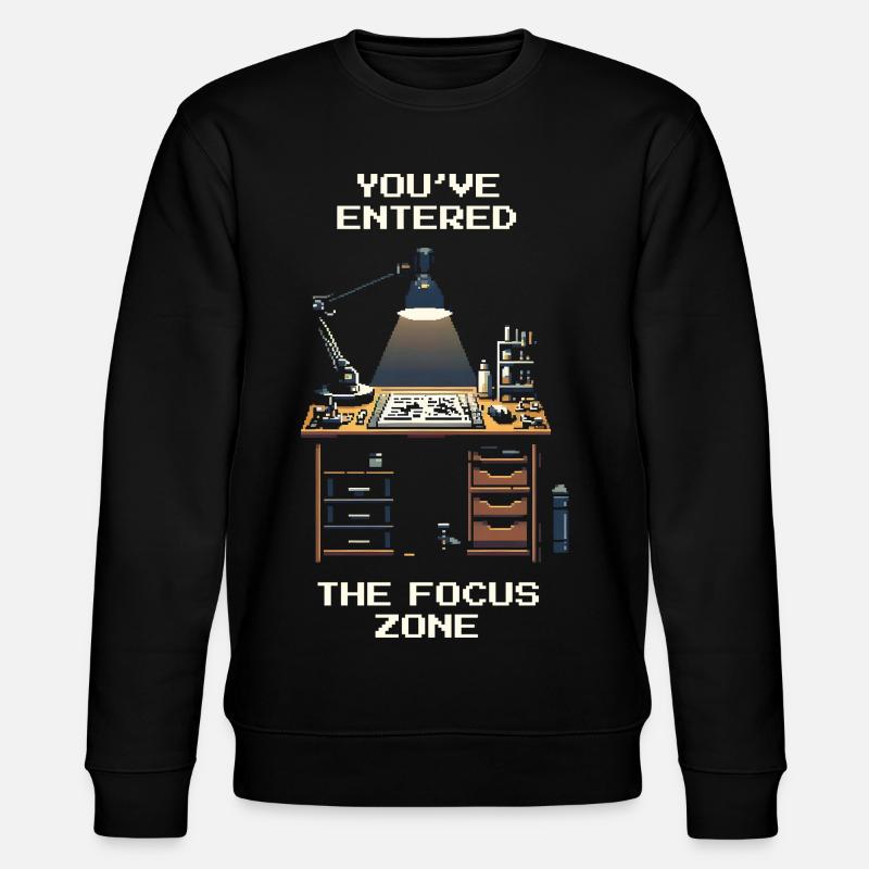 In der Fokuszone | Modellbau & Miniaturen - Stanley/Stella Unisex Bio-Sweatshirt CHANGER  - Schwarz