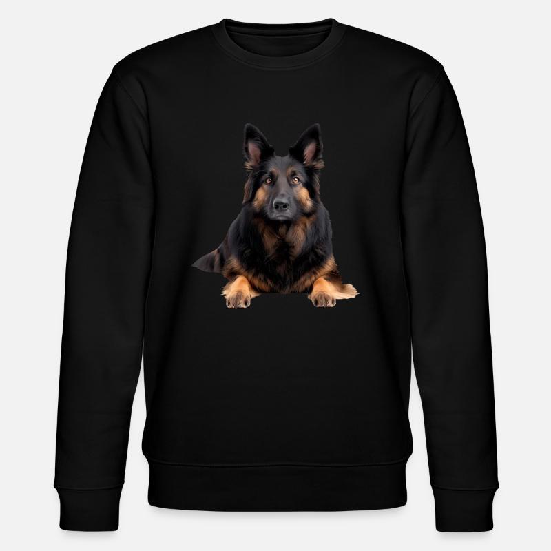 Belgium Sheperd - Stanley/Stella Unisex Bio-Sweatshirt CHANGER  - Schwarz