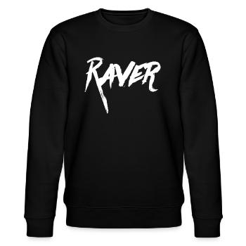 RAVER Rave/Party/Club/Festival Cadeau - Sweat bio CHANGER Stanley/Stella Unisexe - noir - Devant - Nik (191cm) & Marisol (170cm)