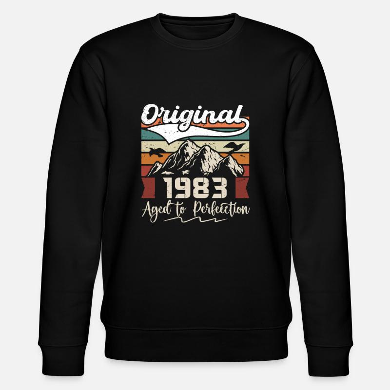 1983 - Cadeau né en 1983 - Sweat bio CHANGER Stanley/Stella Unisexe - noir