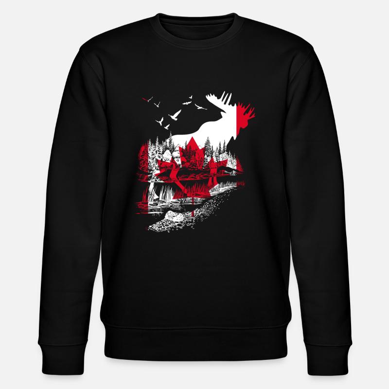ORIGNAL CANADA - Sweat bio CHANGER Stanley/Stella Unisexe - noir