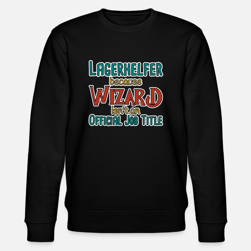 Warehouse Helper Wizard - Stanley/Stella CHANGER Unisex Organic Sweatshirt - black