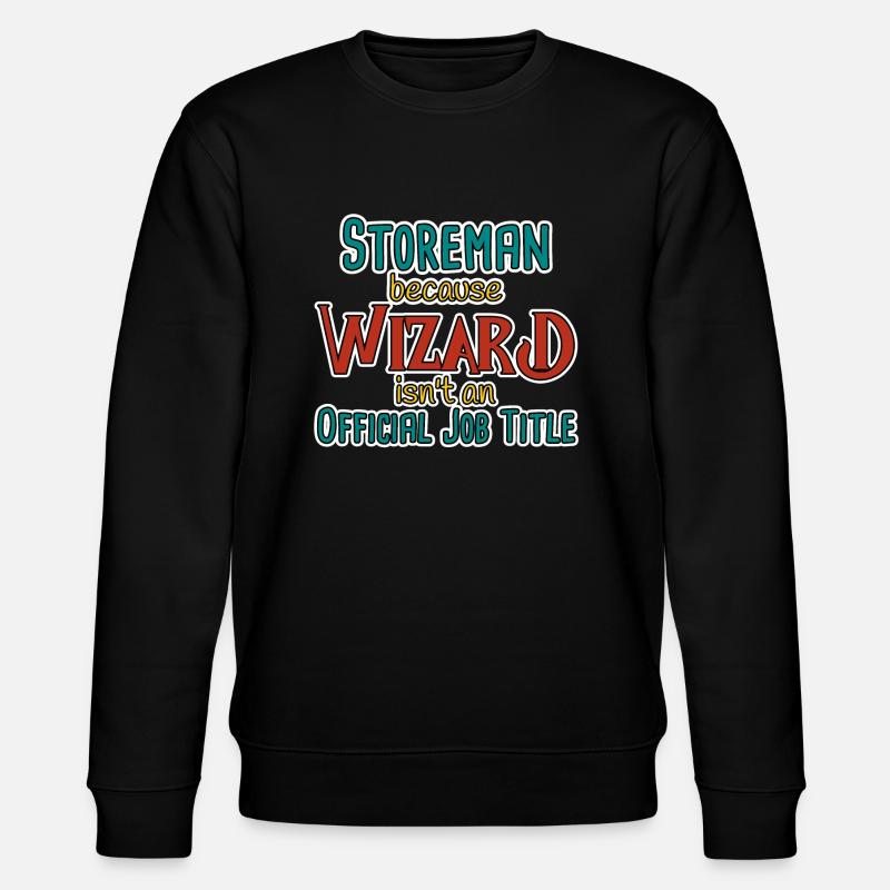 Storeman Wizard - Stanley/Stella CHANGER Unisex Organic Sweatshirt - black