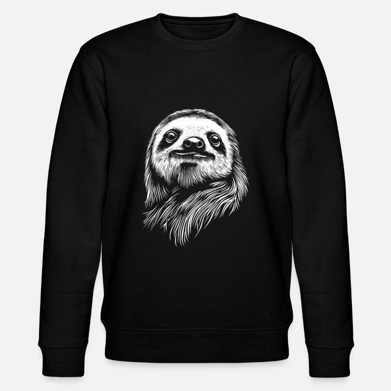 Sloth - Stanley/Stella CHANGER Unisex Organic Sweatshirt - black
