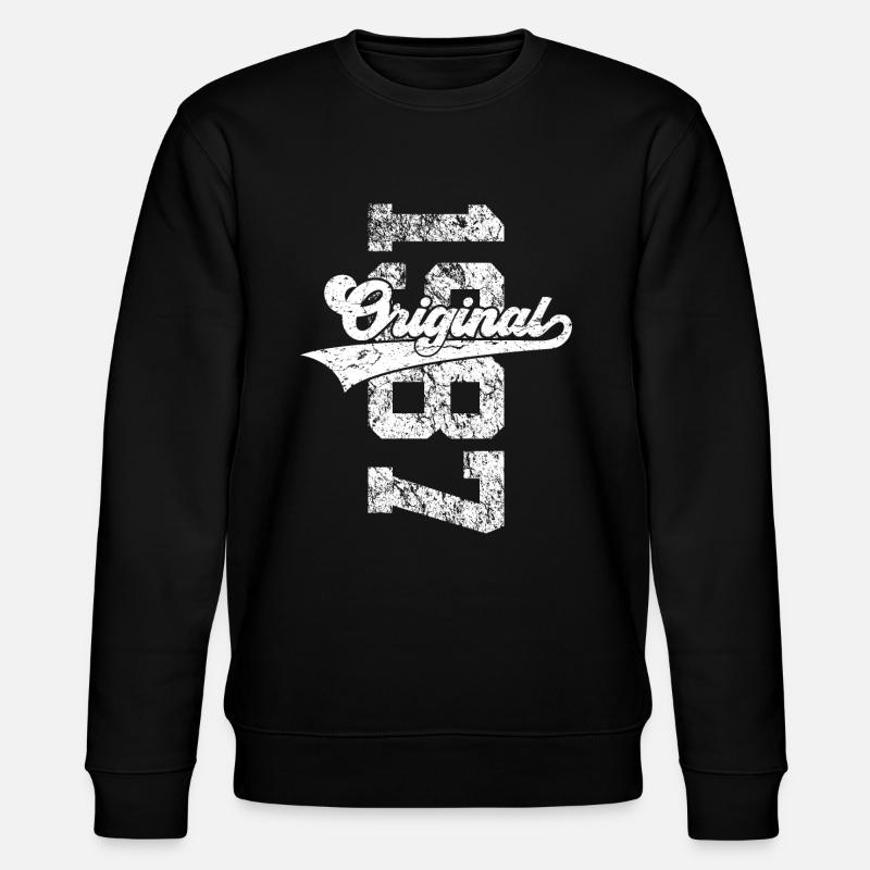 39E ANNIVERSAIRE ORIGINAL 1987 - Sweat bio CHANGER Stanley/Stella Unisexe - noir