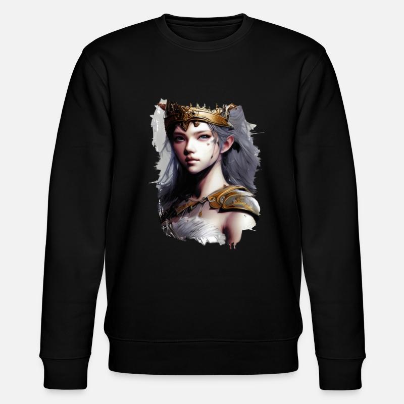 Guerrier Mme Schildjungfer Valkyrie beaux-arts - Sweat bio CHANGER Stanley/Stella Unisexe - noir