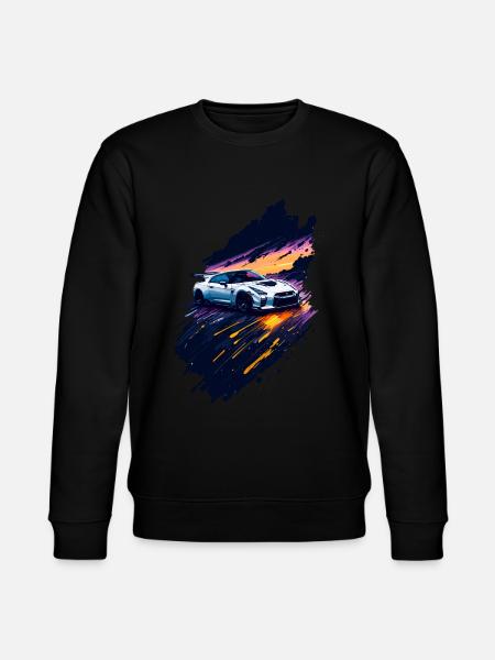 Sports car - Stanley/Stella CHANGER Unisex Organic Sweatshirt - black