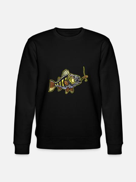 Perch & Egli fishing - Stanley/Stella CHANGER Unisex Organic Sweatshirt - black