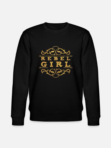 Rebel girl - Stanley/Stella CHANGER Unisex Organic Sweatshirt - black