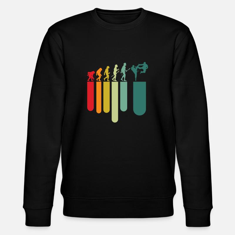 Entwicklung des Karate - Stanley/Stella Unisex Bio-Sweatshirt CHANGER  - Schwarz