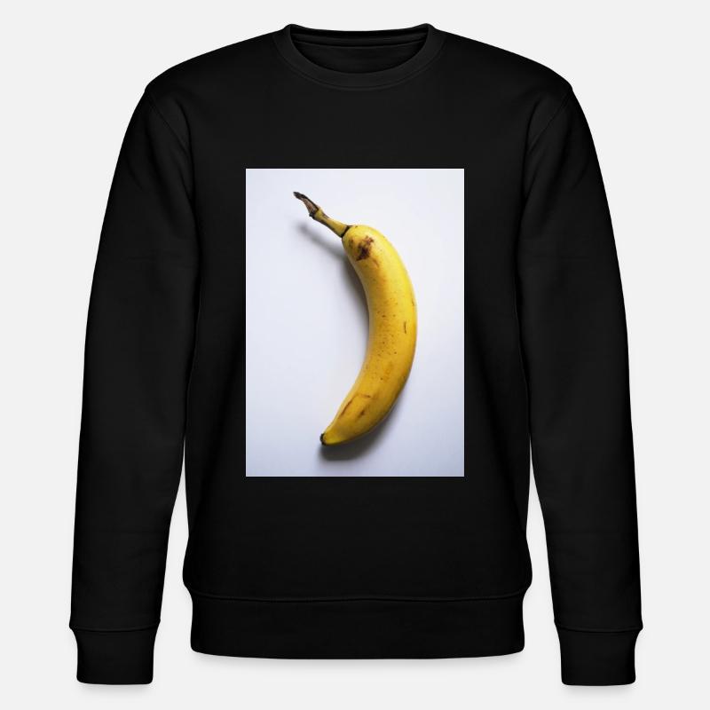 Banane - Stanley/Stella Unisex Bio-Sweatshirt CHANGER  - Schwarz