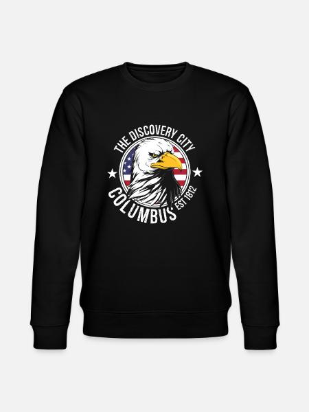 Columbus Ohio - Stanley/Stella CHANGER Unisex Organic Sweatshirt - black