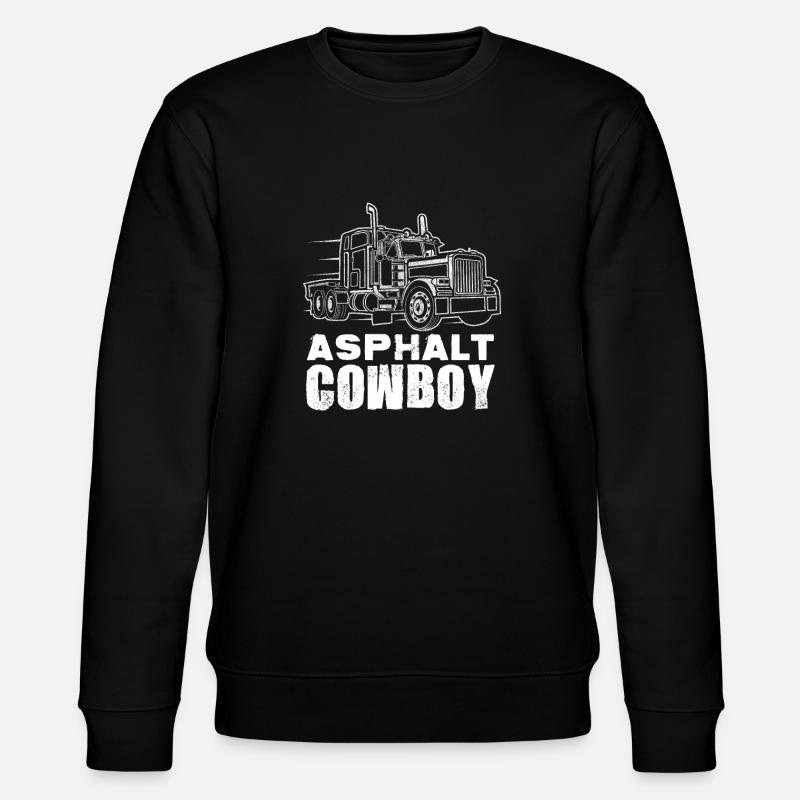 Asphalt Cowboy - Stanley/Stella Unisex Bio-Sweatshirt CHANGER  - Schwarz