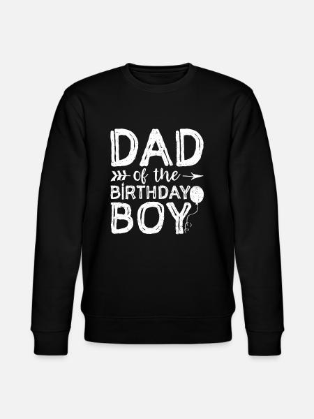 Papa du garçon d'anniversaire - Sweat bio CHANGER Stanley/Stella Unisexe - noir