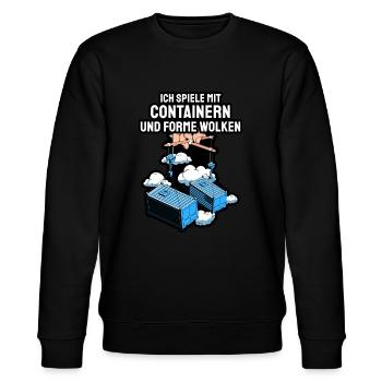 Geschenk Für Programmierer - Stanley/Stella Unisex Bio-Sweatshirt CHANGER  - Schwarz - Vorne - Nik (191cm) & Marisol (170cm)