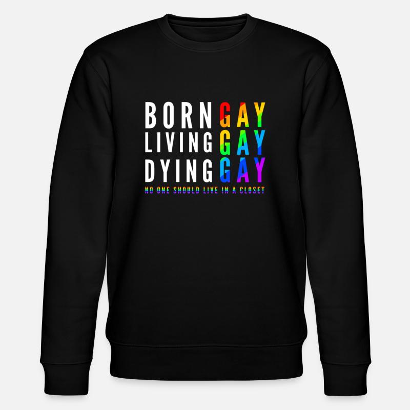 LGBT Gay Bear Pride - Stanley/Stella Unisex Bio-Sweatshirt CHANGER  - Schwarz