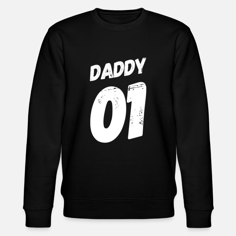 daddy 01 - Stanley/Stella CHANGER Unisex Organic Sweatshirt - black