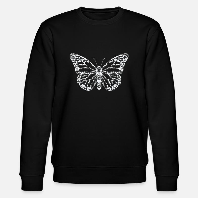 Papillon - Sweat bio CHANGER Stanley/Stella Unisexe - noir
