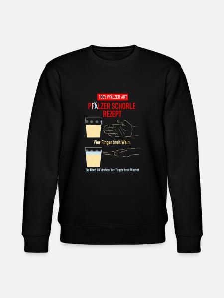 Palatinate Schorle recipe - Stanley/Stella CHANGER Unisex Organic Sweatshirt - black