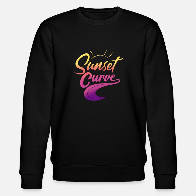 Sunset curve - Sweat bio CHANGER Stanley/Stella Unisexe - noir