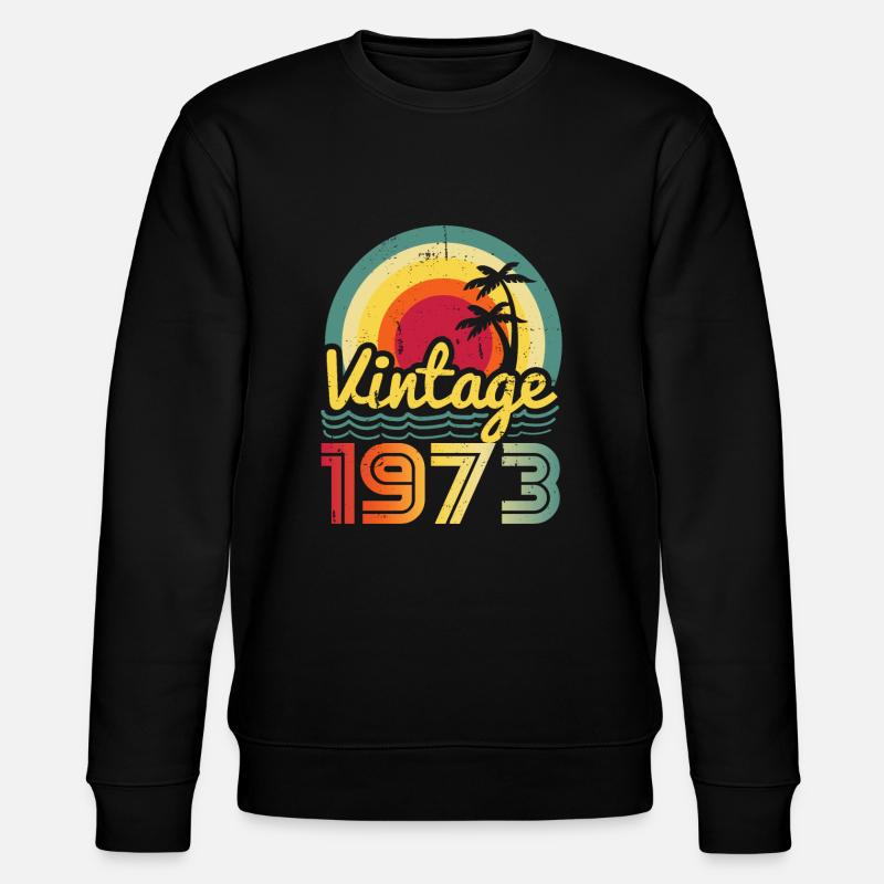 Millésime 1973 - Sweat bio CHANGER Stanley/Stella Unisexe - noir