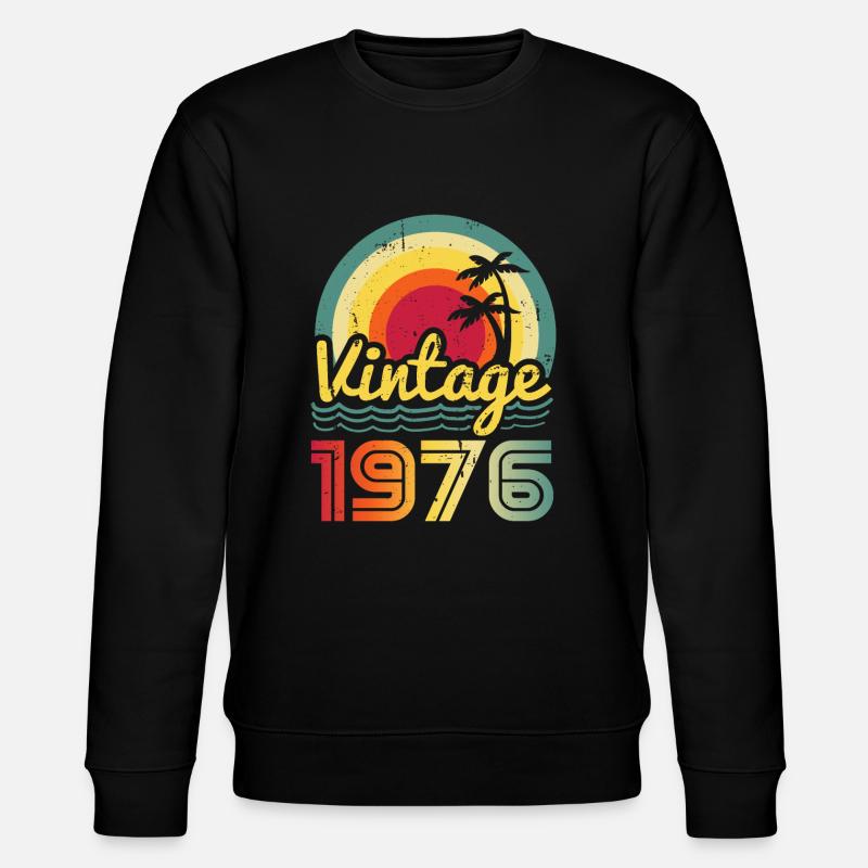 Millésime 1976 - Sweat bio CHANGER Stanley/Stella Unisexe - noir