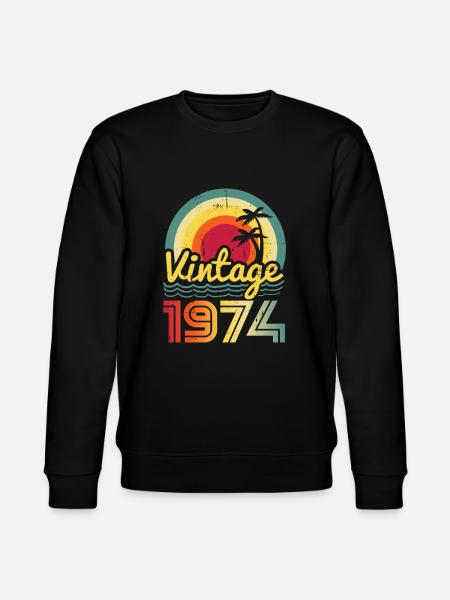 Millésime 1974 - Sweat bio CHANGER Stanley/Stella Unisexe - noir