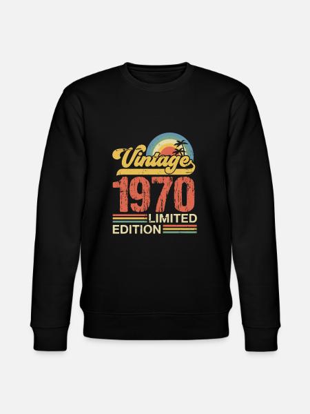 Millésime 1970 - Sweat bio CHANGER Stanley/Stella Unisexe - noir